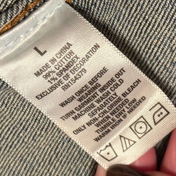 Aeropostale Medium Wash Denim Jacket – Size L - Picture 6 of 7